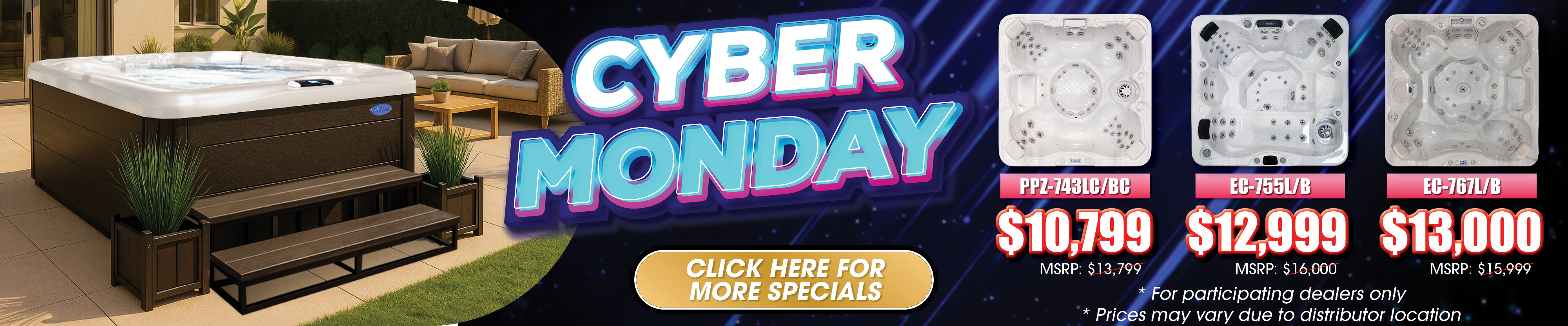 Calspas hot tub being used in a family setting - Mount Hood Village